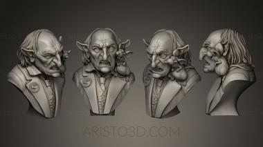 Busts of heroes and monsters (BUSTH_0031) 3D model for CNC machine